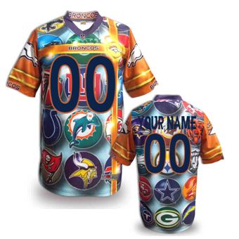 Denver Broncos Customized Fanatical Version NFL Jerseys-001