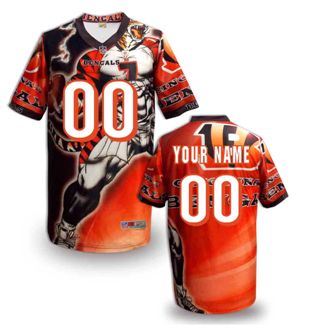 Cincinnati Bengals Customized Fanatical Version NFL Jerseys-008
