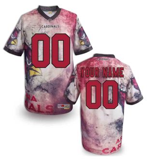 Arizona Cardinals Customized Fanatical Version NFL Jerseys-001