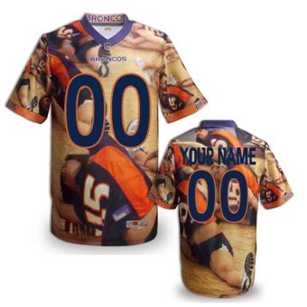 Denver Broncos Customized Fanatical Version NFL Jerseys-0013