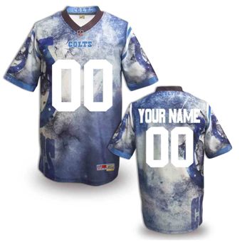 Indianapolis Colts Customized Fanatical Version NFL Jerseys-0010