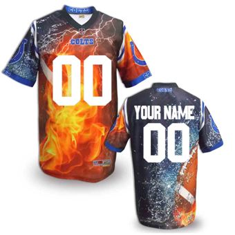Indianapolis Colts Customized Fanatical Version NFL Jerseys-001