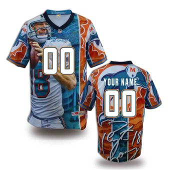Miami Dolphins Customized Fanatical Version NFL Jerseys-003
