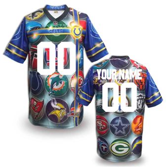 Indianapolis Colts Customized Fanatical Version NFL Jerseys-008