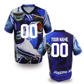 Indianapolis Colts Customized Fanatical Version NFL Jerseys-003