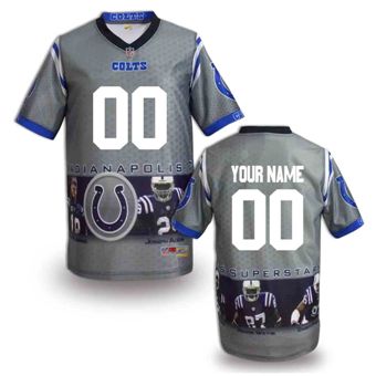 Indianapolis Colts Customized Fanatical Version NFL Jerseys-007