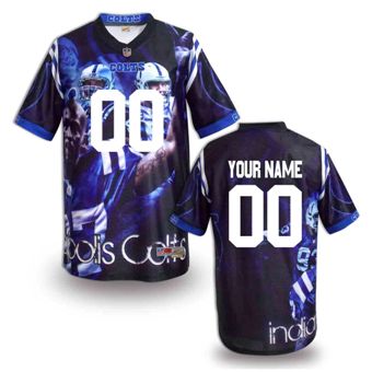 Indianapolis Colts Customized Fanatical Version NFL Jerseys-005