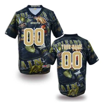 New Orleans Saints Customized Fanatical Version NFL Jerseys-002