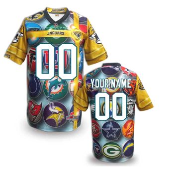 Jacksonville Jaguars Customized Fanatical Version NFL Jerseys-002