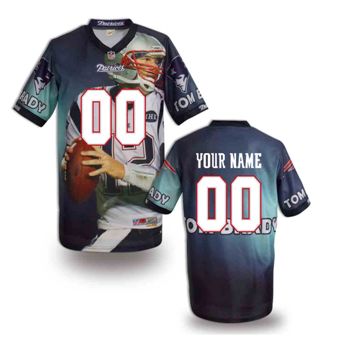 New England Patriots Customized Fanatical Version NFL Jerseys-001