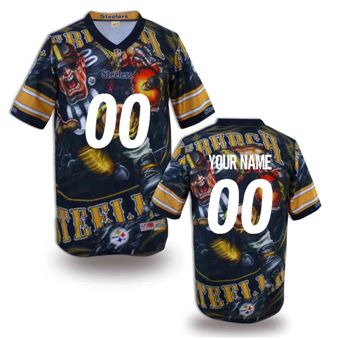 Pittsburgh Steelers Customized Fanatical Version NFL Jerseys-003
