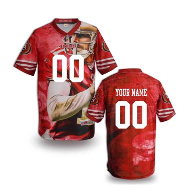 San Francisco 49ers Customized Fanatical Version NFL Jerseys-004