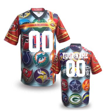 San Francisco 49ers Customized Fanatical Version NFL Jerseys-0012