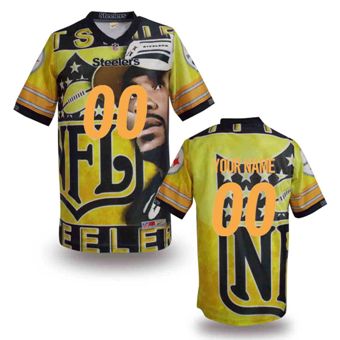 Pittsburgh Steelers Customized Fanatical Version NFL Jerseys-005