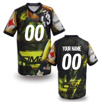 Pittsburgh Steelers Customized Fanatical Version NFL Jerseys-008