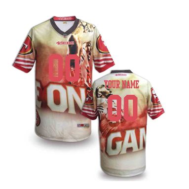 San Francisco 49ers Customized Fanatical Version NFL Jerseys-008