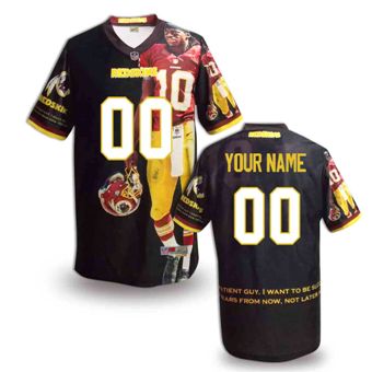 Washington Redskins Customized Fanatical Version NFL Jerseys-0010