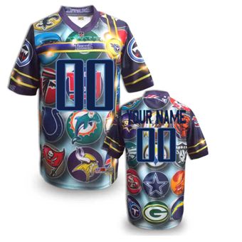 Tennessee Titans Customized Fanatical Version NFL Jerseys-001