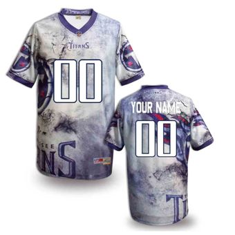 Tennessee Titans Customized Fanatical Version NFL Jerseys-006