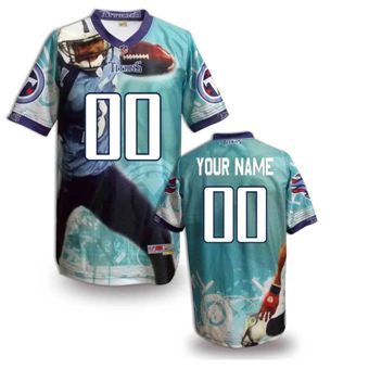 Tennessee Titans Customized Fanatical Version NFL Jerseys-008