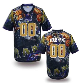 St. Louis Rams Customized Fanatical Version NFL Jerseys-002
