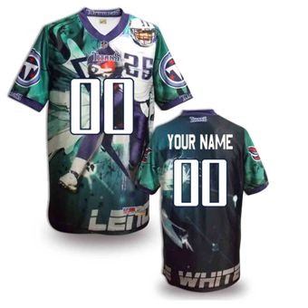 Tennessee Titans Customized Fanatical Version NFL Jerseys-007