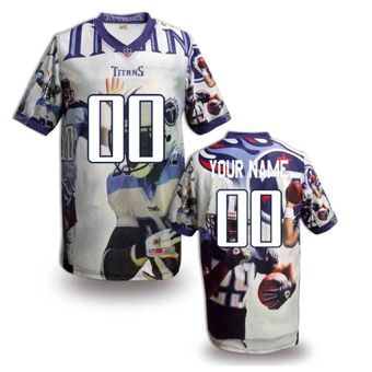 Tennessee Titans Customized Fanatical Version NFL Jerseys-005