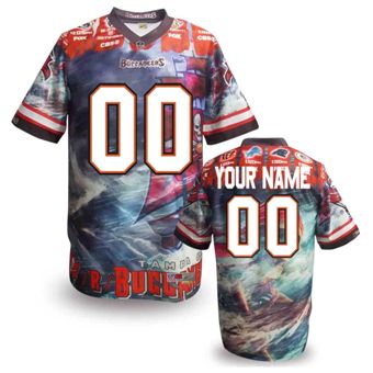 Tampa Bay Buccaneers Customized Fanatical Version NFL Jerseys-0016