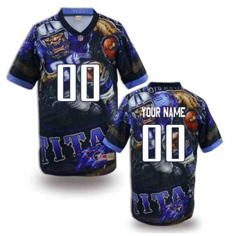 Tennessee Titans Customized Fanatical Version NFL Jerseys-002