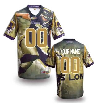 St. Louis Rams Customized Fanatical Version NFL Jerseys-006