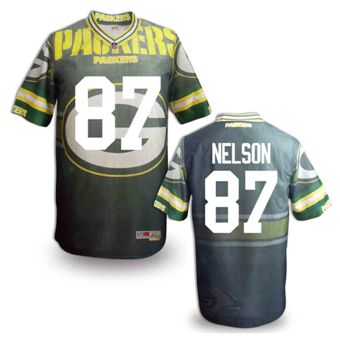 Nike Green Bay Packers 87 Jordy Nelson Fanatical Version NFL Jerseys (5)