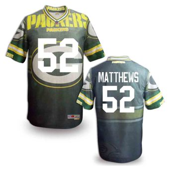 Nike Green Bay Packers 52 Clay Matthews Fanatical Version NFL Jerseys (5)
