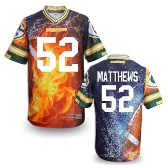 Nike Green Bay Packers 52 Clay Matthews Fanatical Version NFL Jerseys (4)