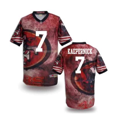 Nike San Francisco 49ers 7 Colin Kaepernick Fanatical Version NFL Jerseys (4)