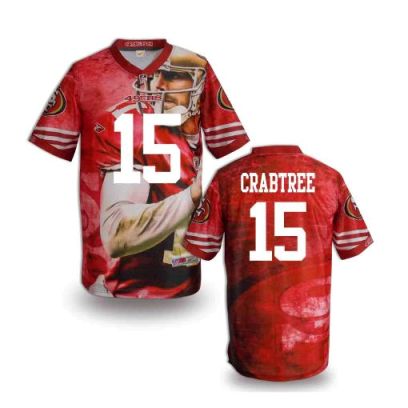 Nike San Francisco 49ers 15 Michael Crabtree Fanatical Version NFL Jerseys (5)
