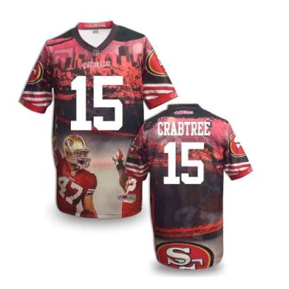 Nike San Francisco 49ers 15 Michael Crabtree Fanatical Version NFL Jerseys (10)