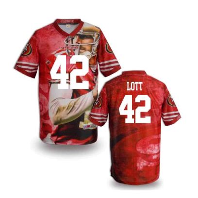 Nike San Francisco 49ers 42 Ronnie Lott Fanatical Version NFL Jerseys (4)