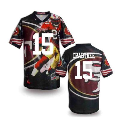 Nike San Francisco 49ers 15 Michael Crabtree Fanatical Version NFL Jerseys (6)
