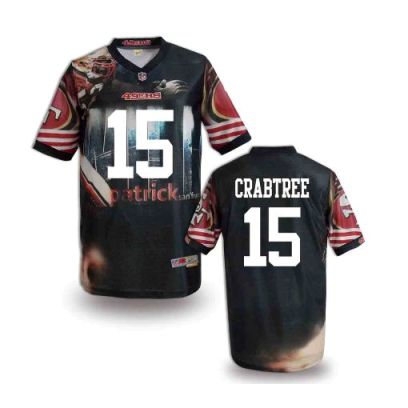 Nike San Francisco 49ers 15 Michael Crabtree Fanatical Version NFL Jerseys (3)
