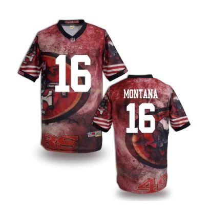 Nike San Francisco 49ers 16 Joe Montana Fanatical Version NFL Jerseys (4)