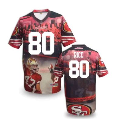 Nike San Francisco 49ers 80 Jerry Rice Fanatical Version NFL Jerseys (9)