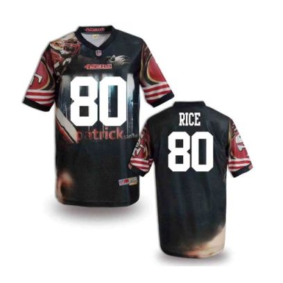 Nike San Francisco 49ers 80 Jerry Rice Fanatical Version NFL Jerseys (2)