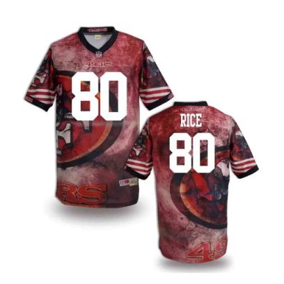 Nike San Francisco 49ers 80 Jerry Rice Fanatical Version NFL Jerseys (3)