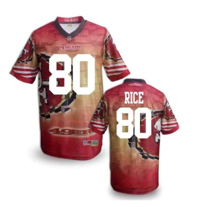 Nike San Francisco 49ers 80 Jerry Rice Fanatical Version NFL Jerseys (13)