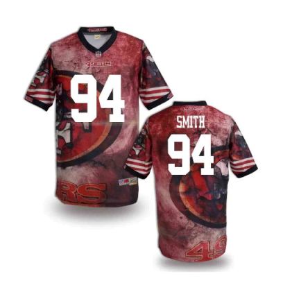 Nike San Francisco 49ers 94 Justin Smith Fanatical Version NFL Jerseys (3)