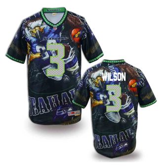 Nike Seattle Seahawks #3 Russell Wilson Fanatical Version NFL Jerseys (12)