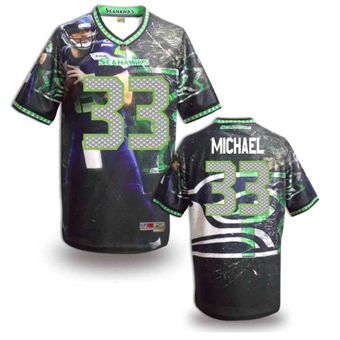 Nike Seattle Seahawks #33 Christine Michael Fanatical Version NFL Jerseys (4)