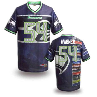 Nike Seattle Seahawks #54 Bobby Wagner Fanatical Version NFL Jerseys (5)