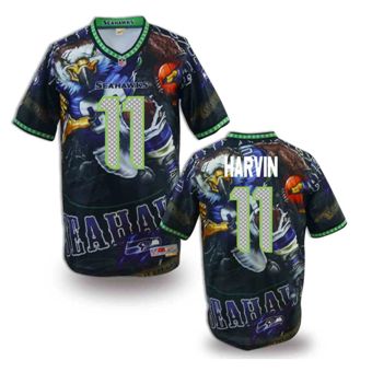 Nike Seattle Seahawks 11 Percy Harvin Fanatical Version NFL Jerseys (1)