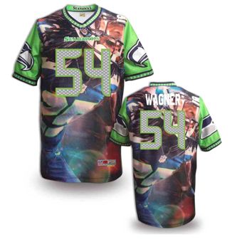 Nike Seattle Seahawks #54 Bobby Wagner Fanatical Version NFL Jerseys (2)